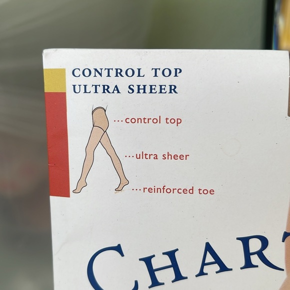 Charter Club Classic Nudes Control Top Nylons Sandy Beige - Picture 3 of 4